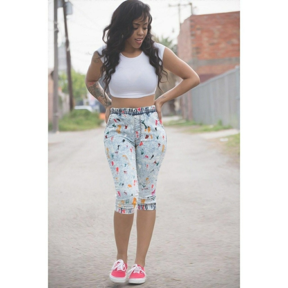 Splash Capri pants